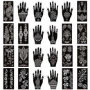 Henna set de stenciluri pentru tatuaje indiene 24buc