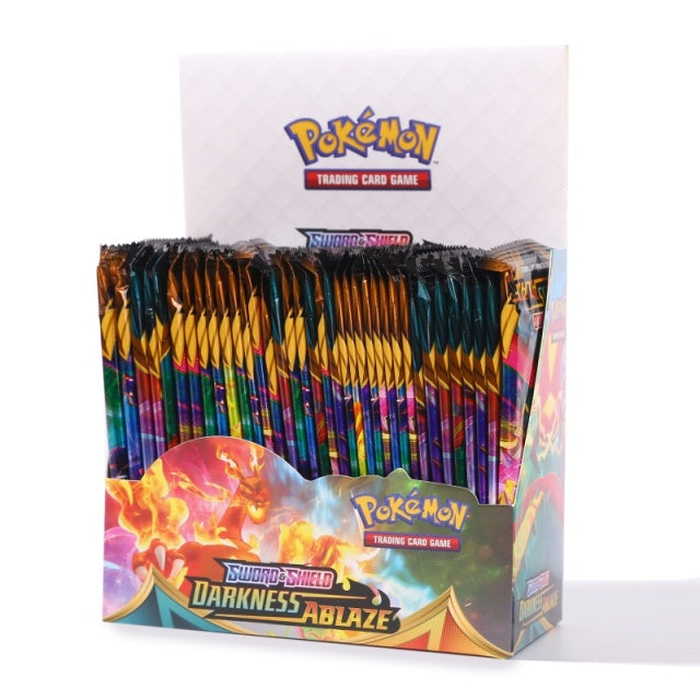 Cutie cu cartonașe Pokemon Darkness Ablaze - 324 buc