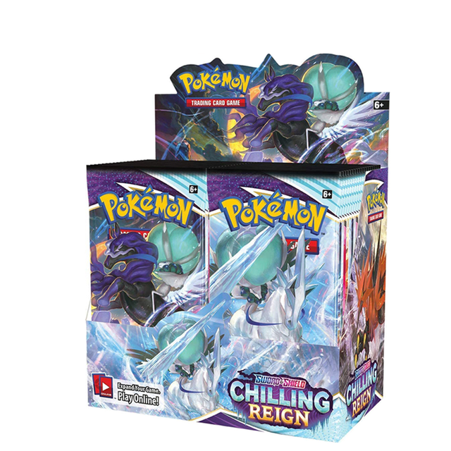 Cutie cu cartonașe Pokemon Chilling Reign - 324 buc