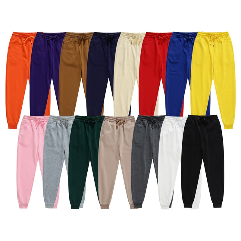 Pantaloni de trening monocrom pentru bărbați - mai multe culori