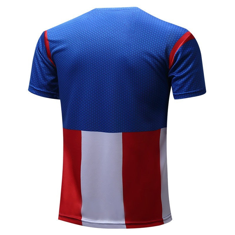 Tricou pentru bărbați cu imprimeu peste tot Captain America