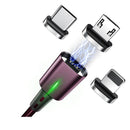 Încărcător magnetic 3in1 - mai multe culori