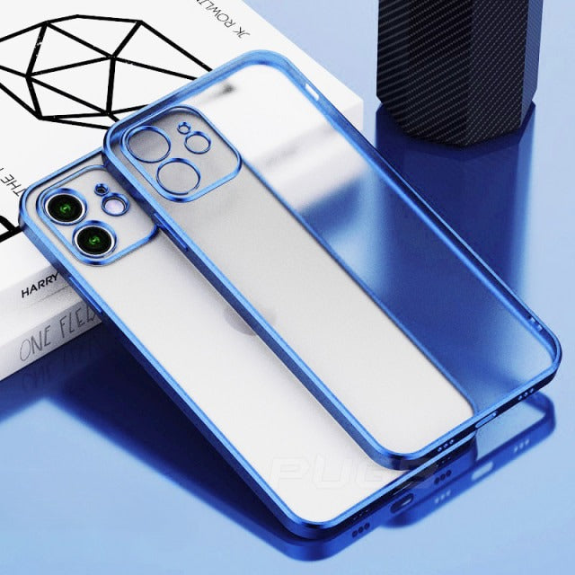 Capac transparent din silicon pentru iPhone 12 Pro - mai multe culori