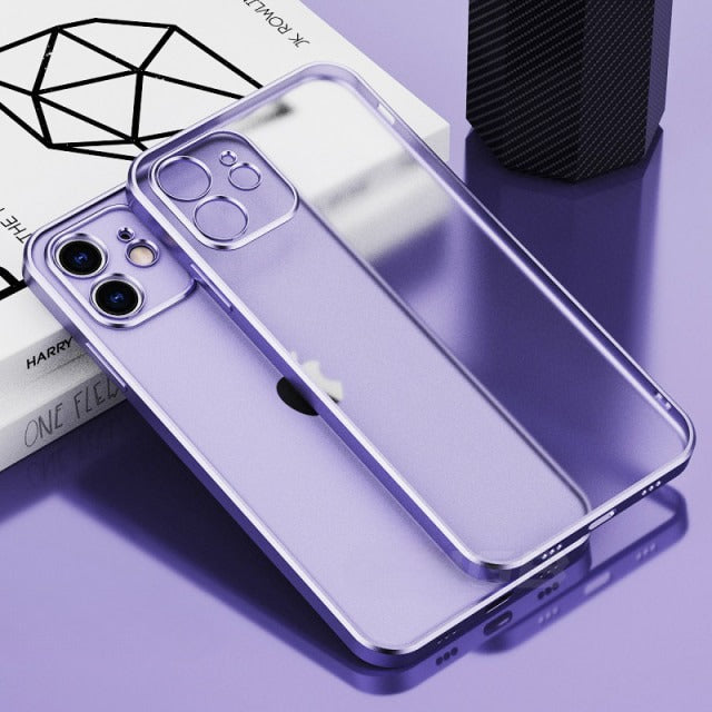 Capac transparent din silicon pentru iPhone X - mai multe culori