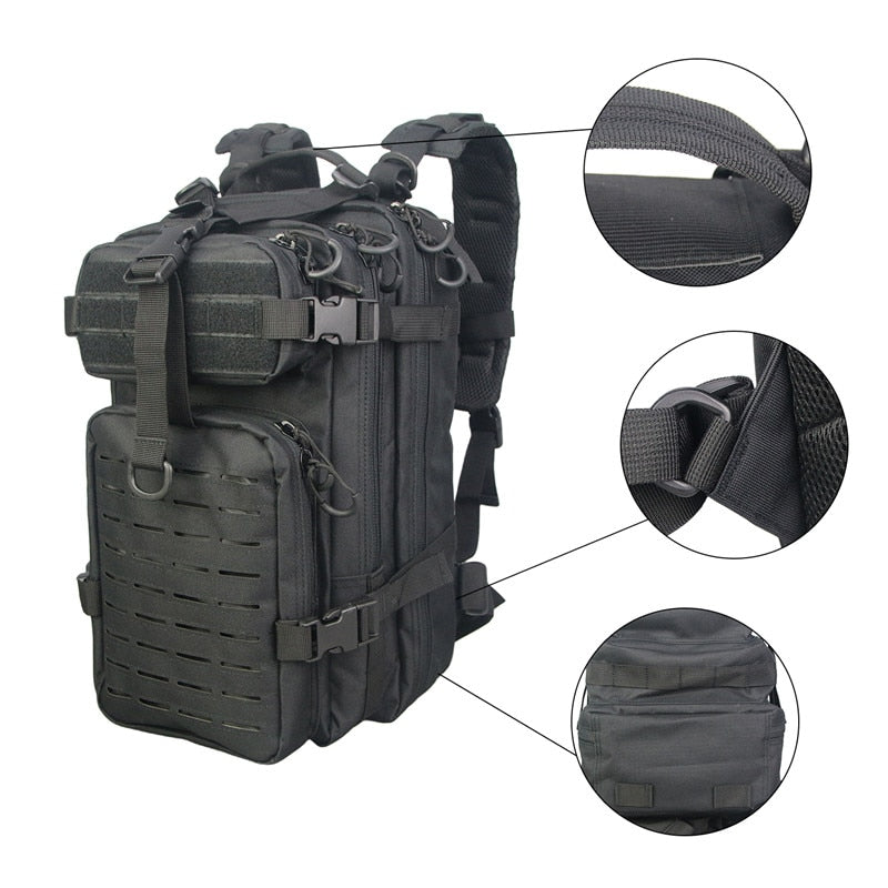 Rucsac tactic gri de 30 l
