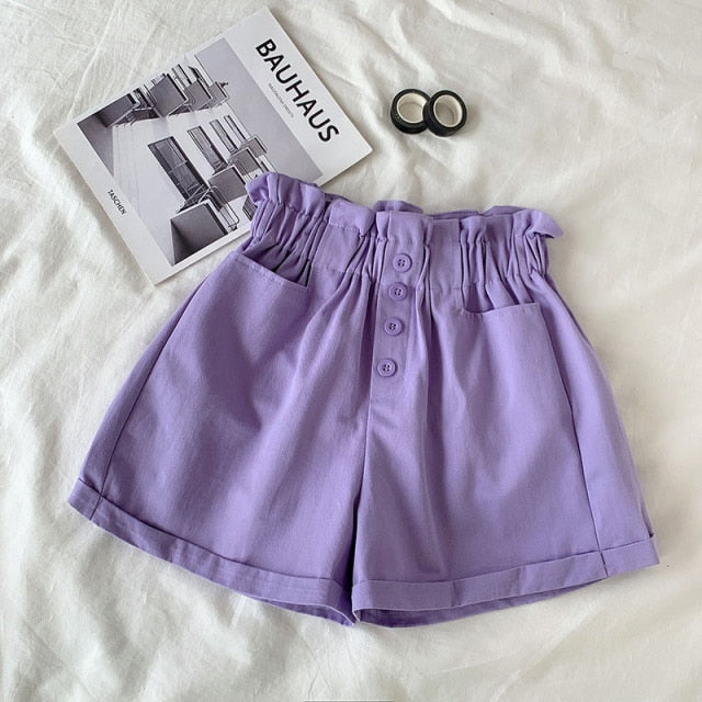 Pantaloni scurți eleganți de vară pentru femei - mai multe culori