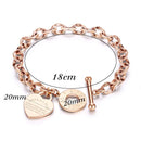 Brățară cu inimă - mai multe variante