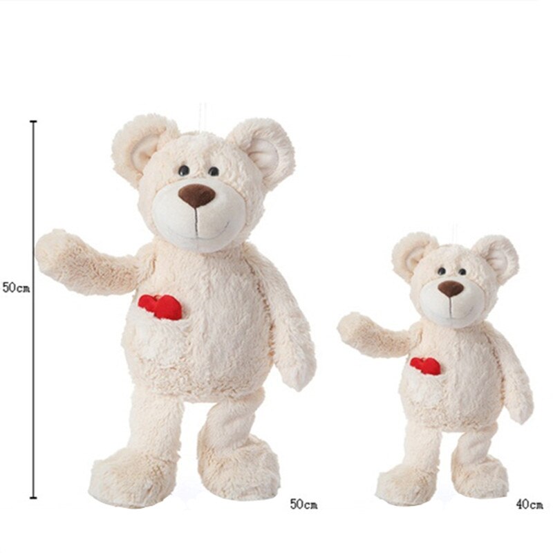 Ursuleț de plush cu inimă