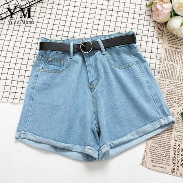 Pantaloni scurți din denim pentru femei - mai multe culori