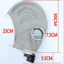 Mască de gaz pe cap