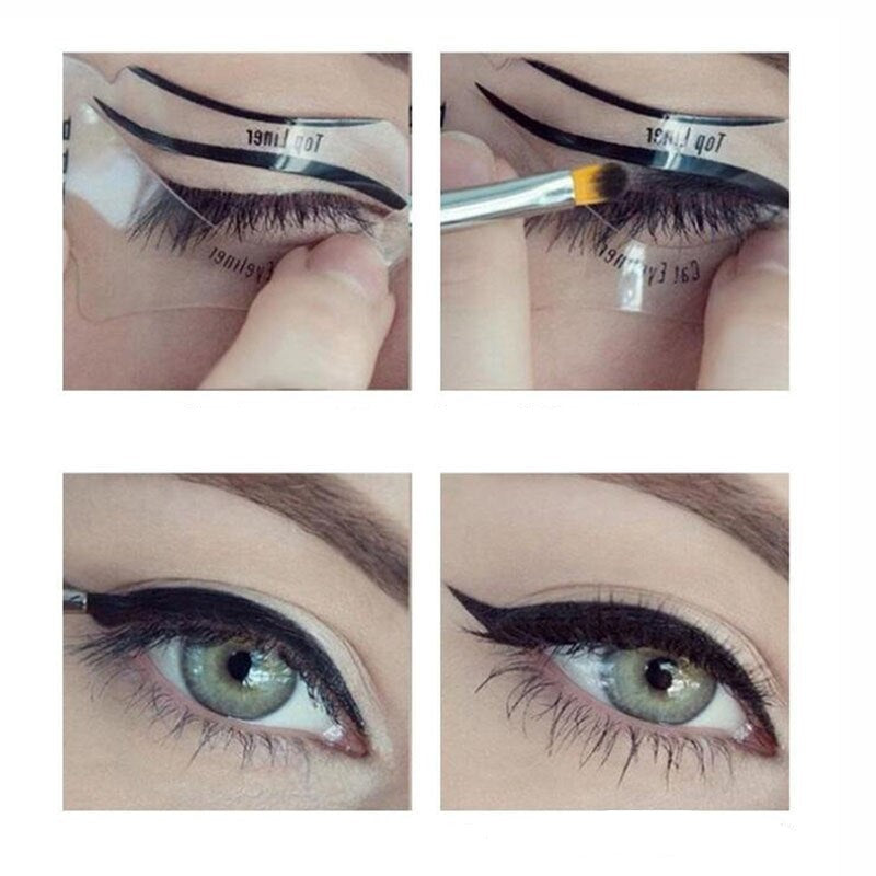 Șablon de eyeliner cosmetic