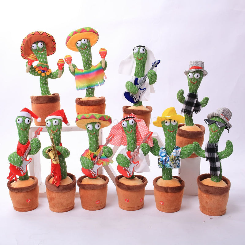 Jucărie vorbitoare și dansatoare cactus - mai multe variante