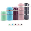 Suport elegant pentru alimente pe trei niveluri cu înveliș termic - mai multe culori