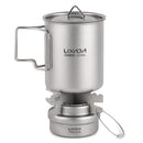 Set de tigăi de titan în aer liber - mai multe variante