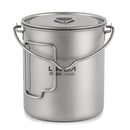 Set de tigăi de titan în aer liber - mai multe variante