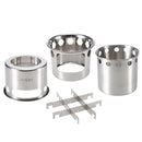 Aragaz portabil cu lemne în aer liber