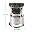 Aragaz portabil cu lemne în aer liber