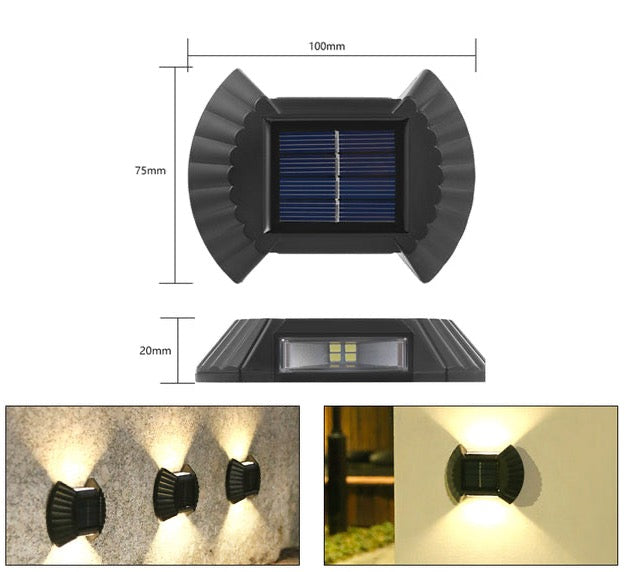 Solar LED lumina de perete - mai multe variante