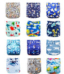 Scutece pentru băieți 12 buc - mai multe variante