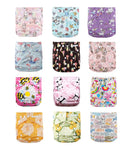 Scutece pentru fetițe 12 buc - mai multe variante