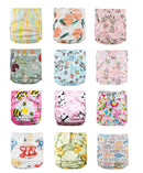 Scutece pentru fetițe 12 buc - mai multe variante