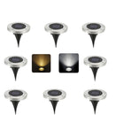 Iluminat solar cu LED-uri pentru grădină - mai multe variante