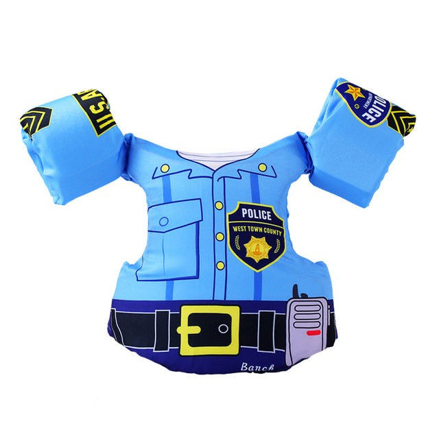 Vestă de înot pentru copii uniformă de poliție