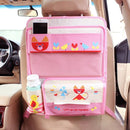 Organizator auto pentru copii - pisica roz