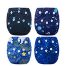 Scutece lavabile pentru copii 4 buc - mai multe variante