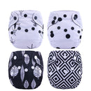 Scutece lavabile pentru copii 4 buc - mai multe variante