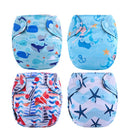 Scutece lavabile pentru copii 4 buc - mai multe variante