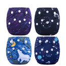 Scutece lavabile pentru copii 4 buc - mai multe variante